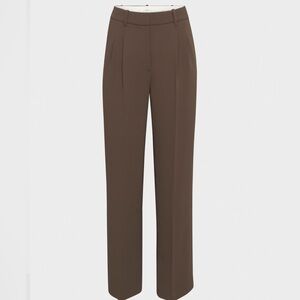 Aritzia Effortless Brown Trousers